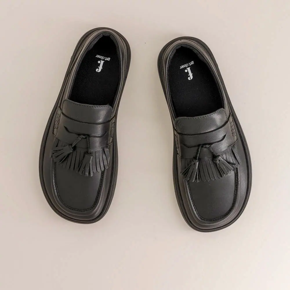 Босоногие лоферы Fleeters Plum — полностью чёрный, фото 5