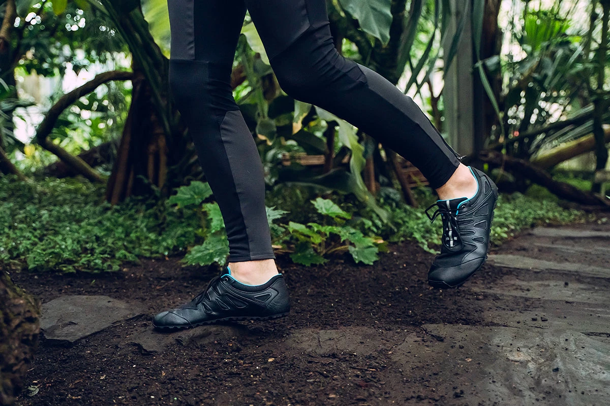 Кроссовки Ahinsa Chitra Trek&Trail Barefoot — синий и чёрный, фото 15