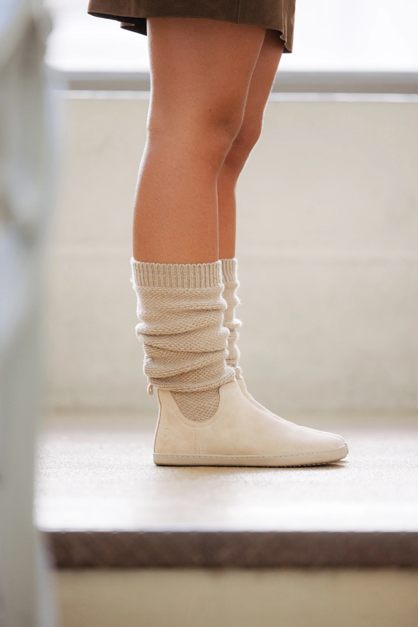 Босоногие ботинки Shapen KNITTY — ванильный, фото 10