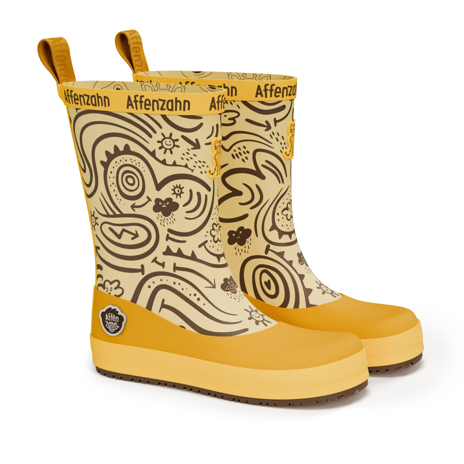 Резиновые сапоги Affenzahn Plashy Тигр — жёлтый — фото 1 из 13