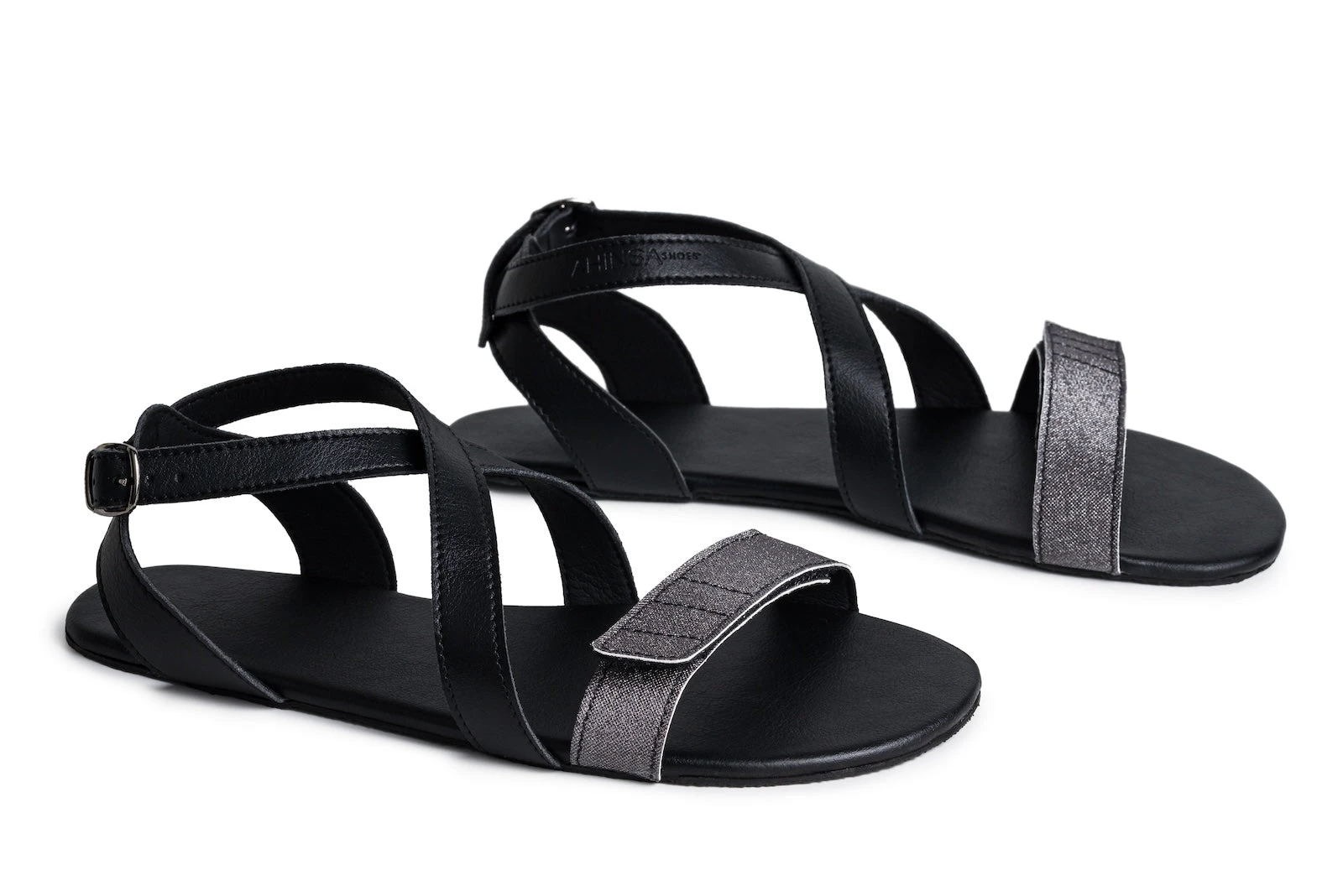 Сандалии Ahinsa Hava Sparkle Barefoot — чёрный, фото 2
