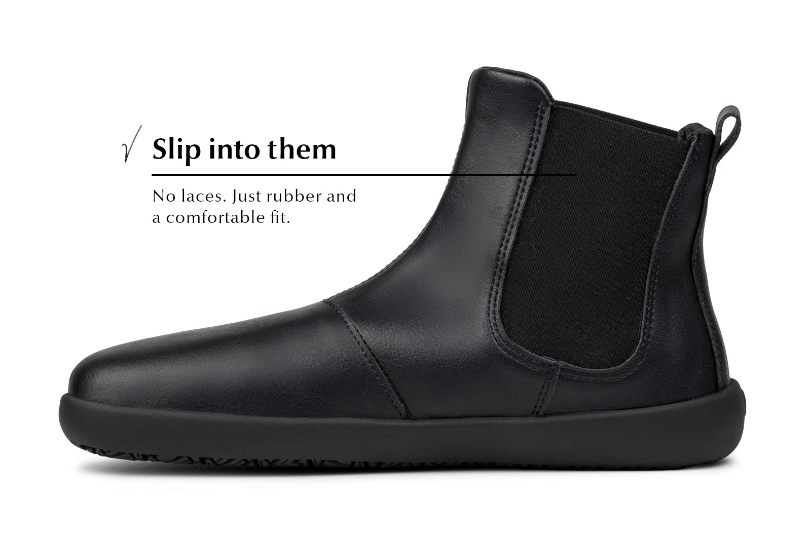 Ботинки Ahinsa Chelsea 2.0 Barefoot — чёрный, фото 6