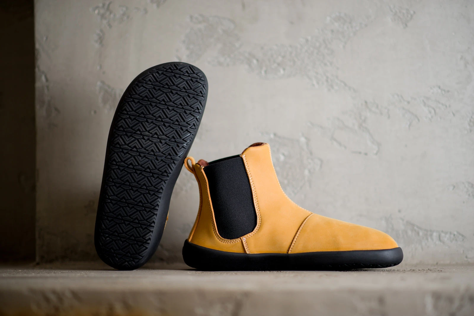 Ботинки Ahinsa Chelsea 2.0 Barefoot — горчичный, фото 11