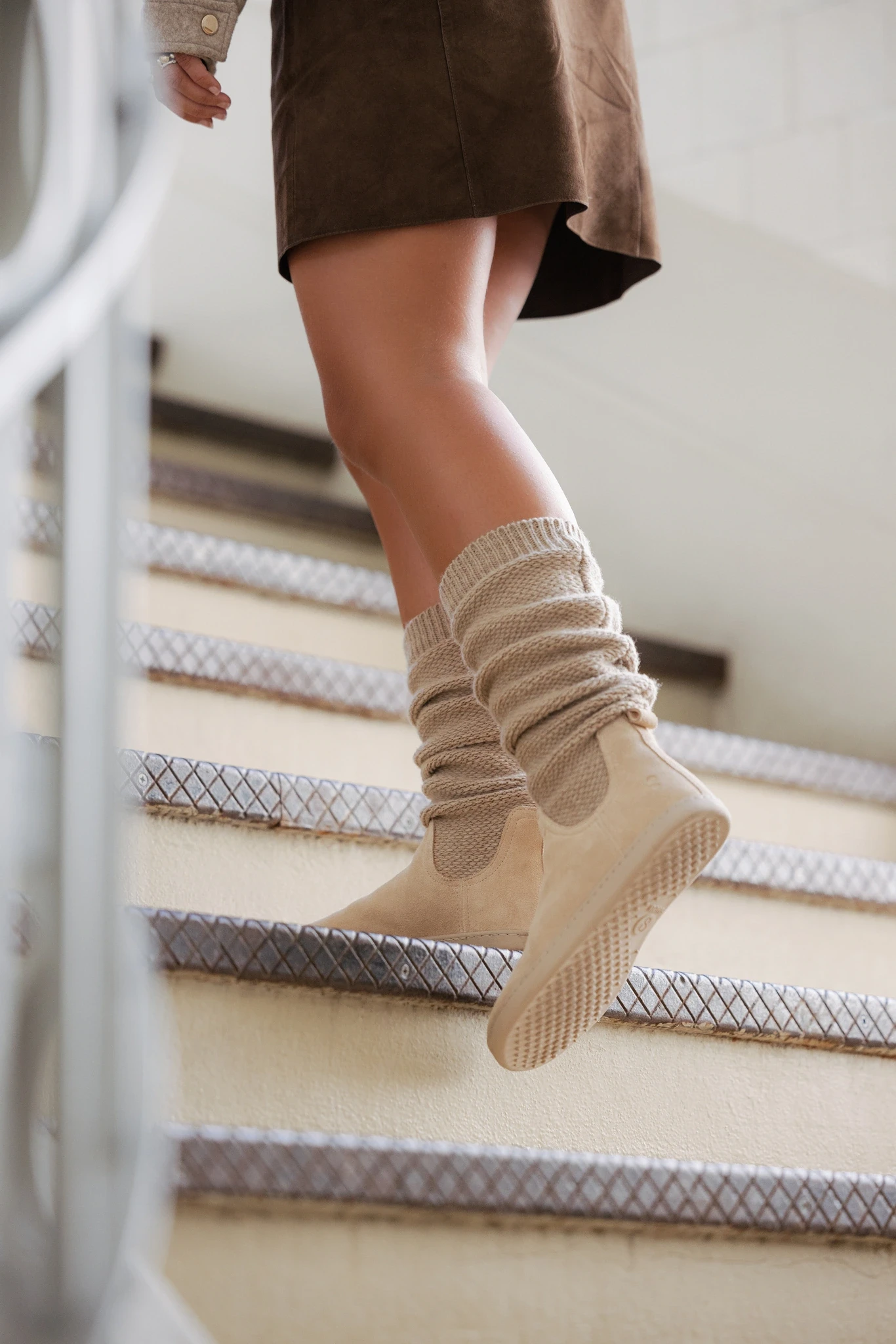 Босоногие ботинки Shapen KNITTY — ванильный, фото 2