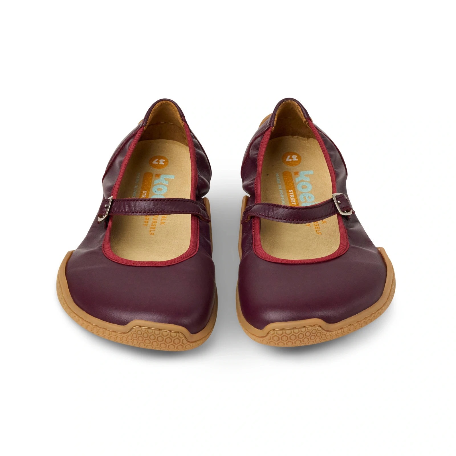 Балетки Koel VALERIA Leather — винный, фото 3
