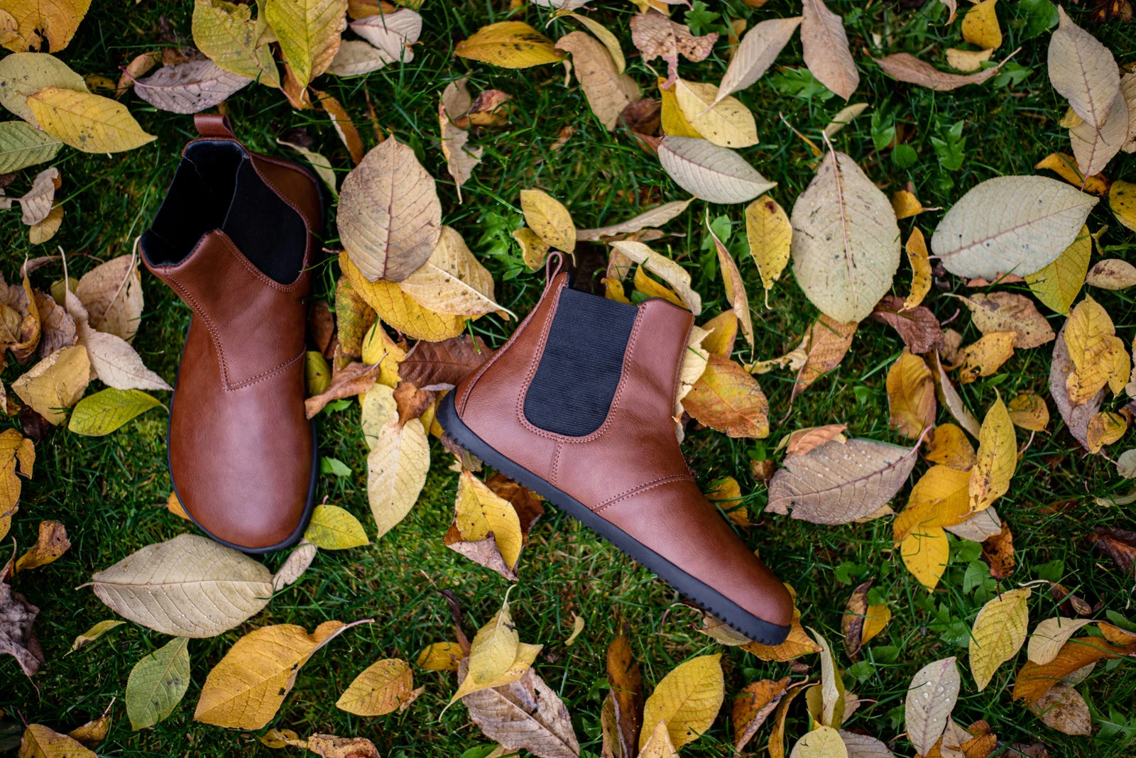 Ботинки Ahinsa Chelsea Barefoot — коричневый, фото 8